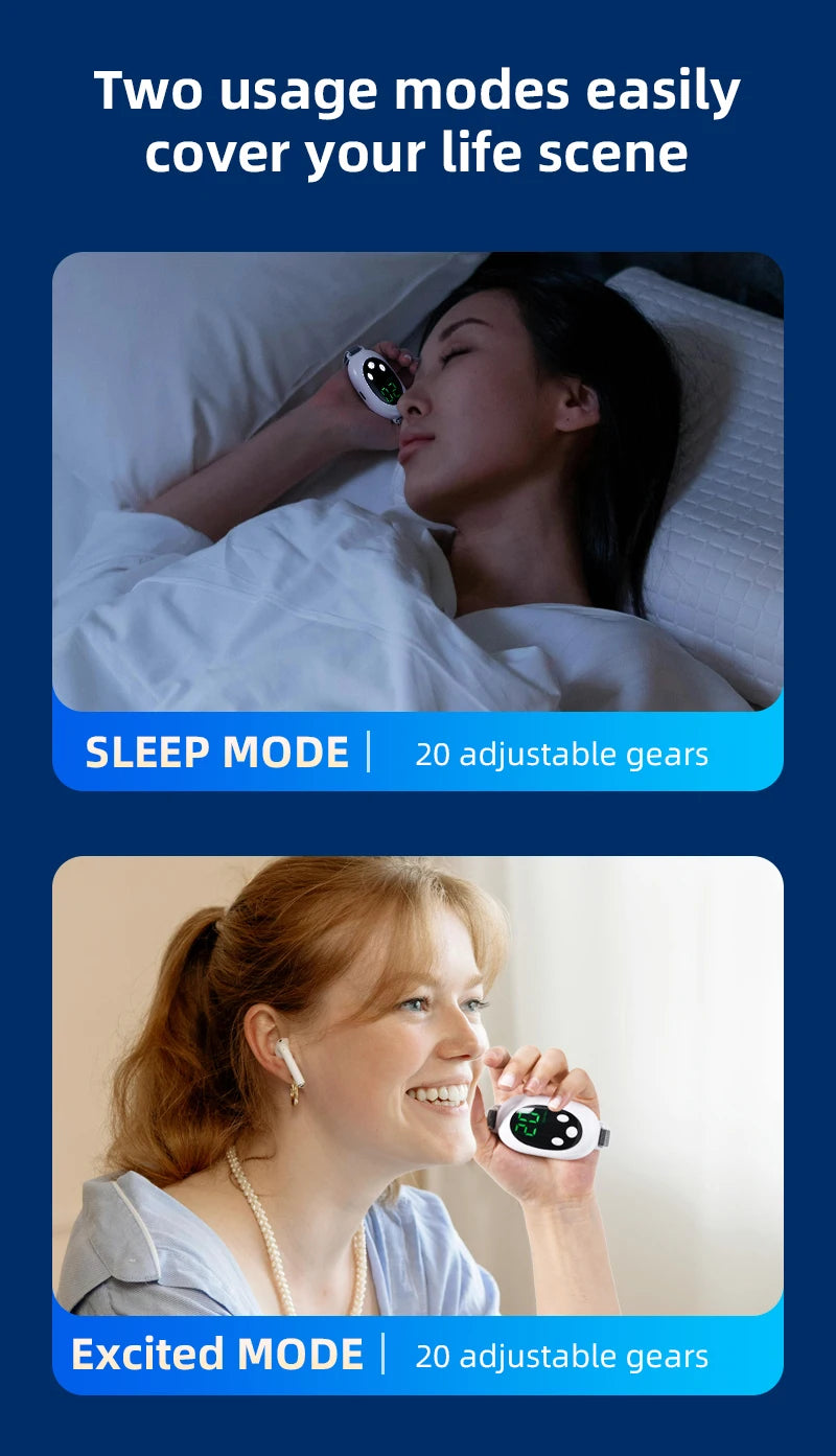 20-Level Handheld Pulse Relaxation Device with Display