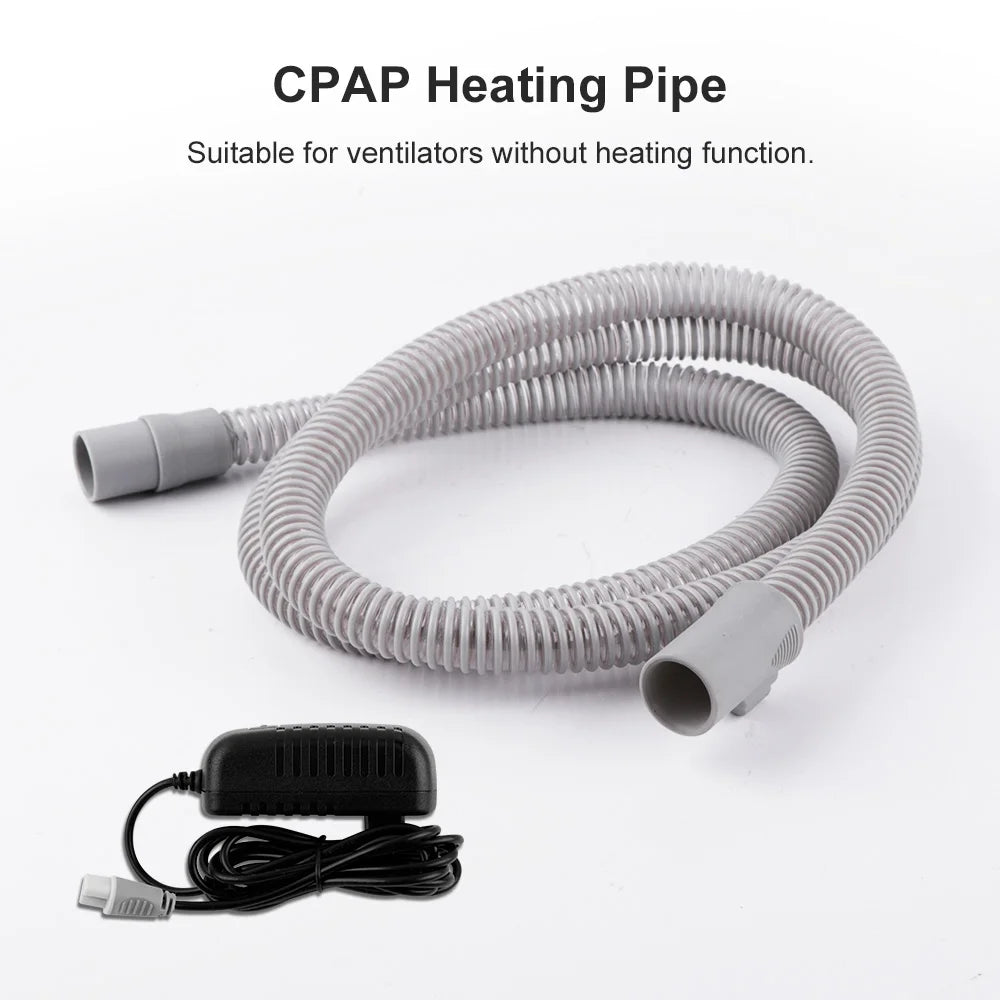CPAP Heating Tube Heat Tube Pipe Hose APAP BiPAP Respirator Heater Tubing for Ventilator Sleep Apnea Anti Snoring Accessories