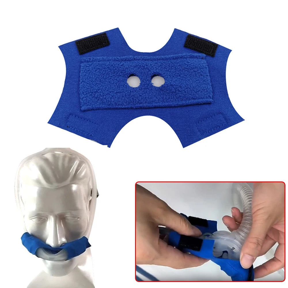 CPAP Nose Pillow Headband Full Cotton Cloth Cover Sleep Apnea Anti Snoring Ventilator Respirator Accessory Breathable Universal