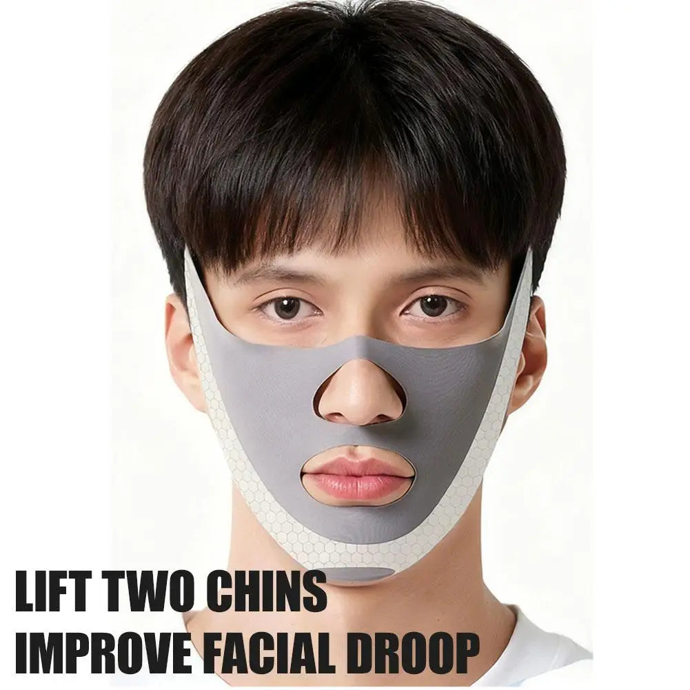 Sleep Eye Mask with Adjustable Chin Support Strap