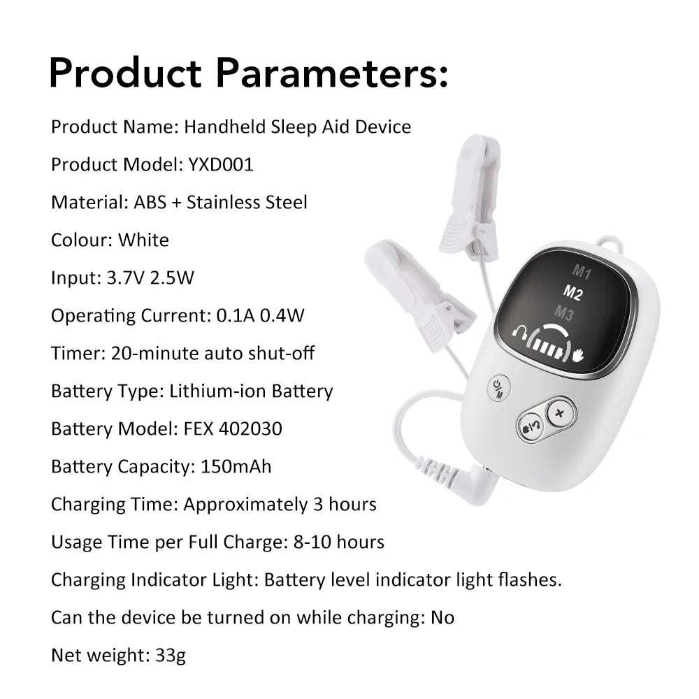 Ear-Clip & Handheld Pulse Relaxation Device