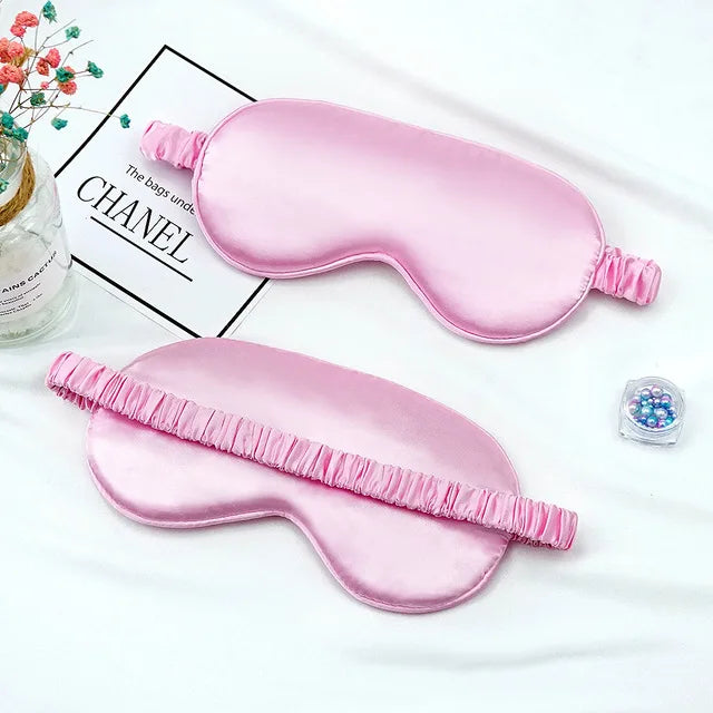 Smooth Silk Sleep Mask with Adjustable Strap