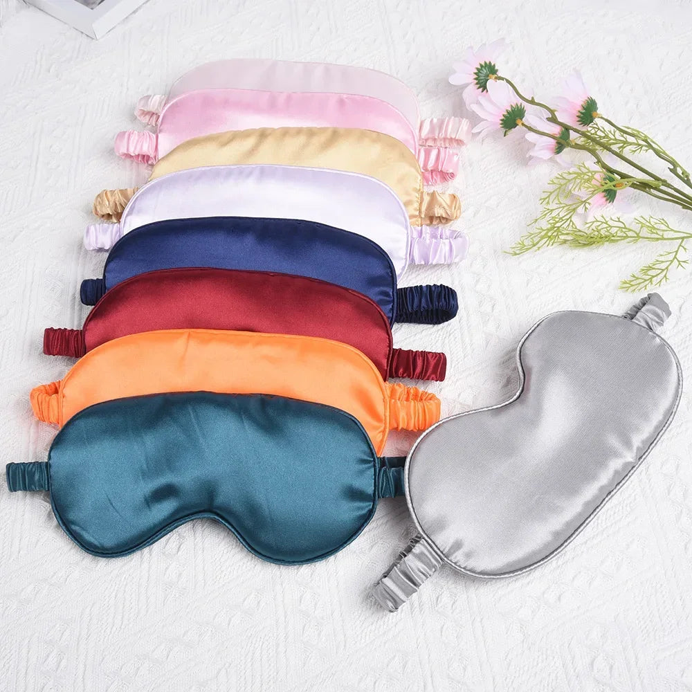 Smooth Silk Sleep Mask with Adjustable Strap