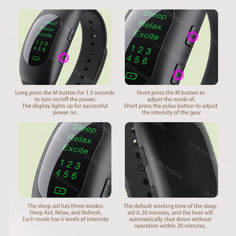 Wrist-Worn Microcurrent Relaxation Device