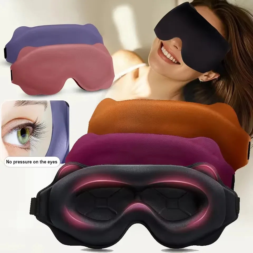 6D Sleep Mask | Blackout | Soft Breathable Eye Mask for Travel