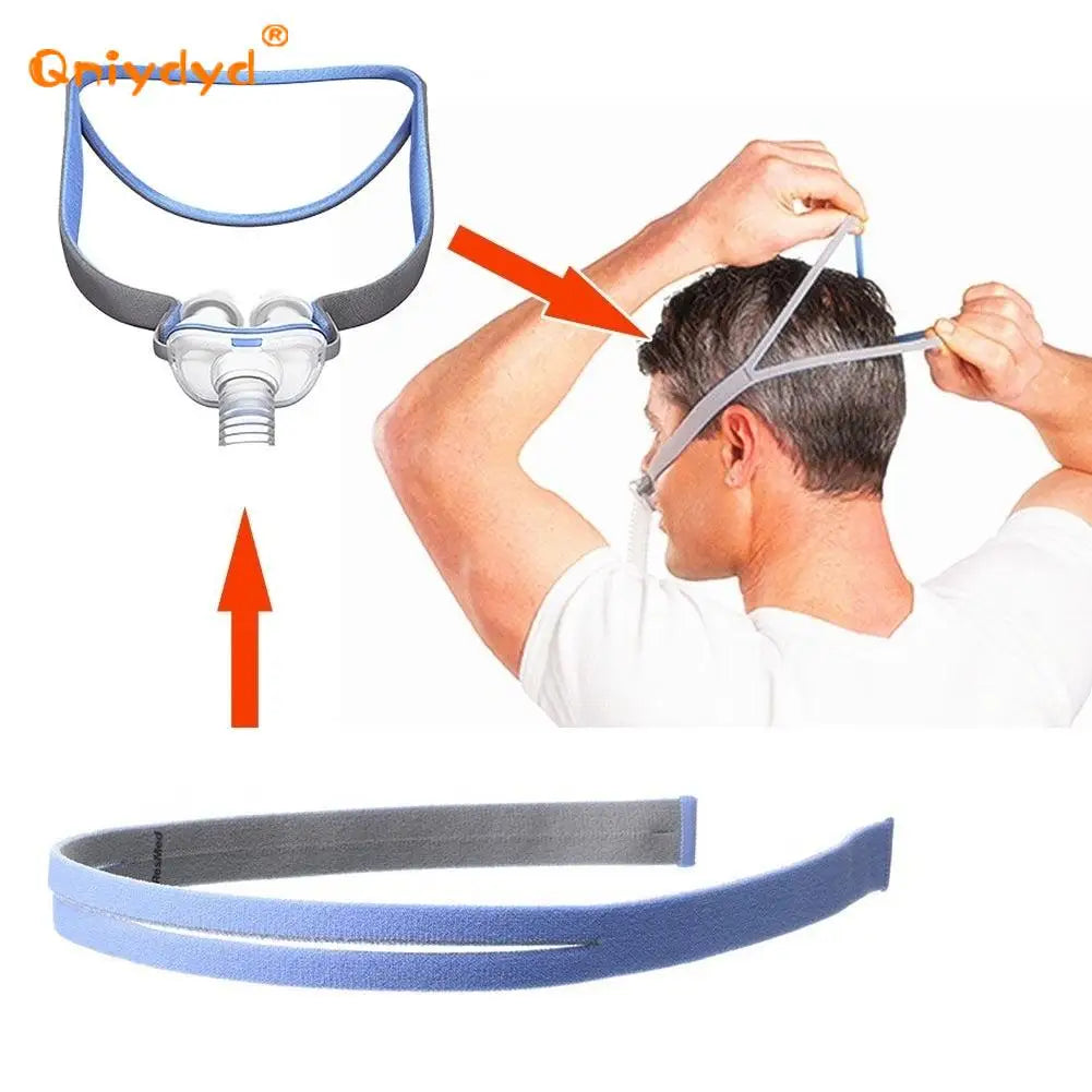 CPAP Headband | AirFit P10 Nasal Pillow Mask | With Adjustment Clips