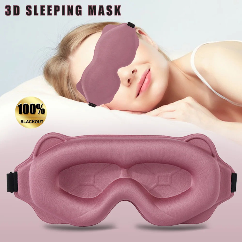 3D Soft Padded Contour Sleep Mask