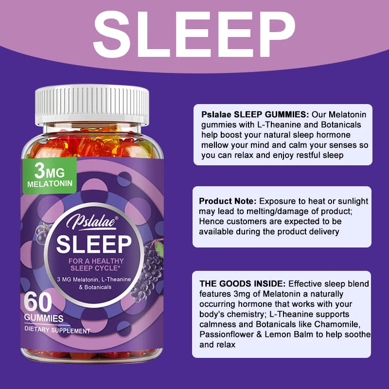 Melatonin & L-Theanine Sleep Gummies