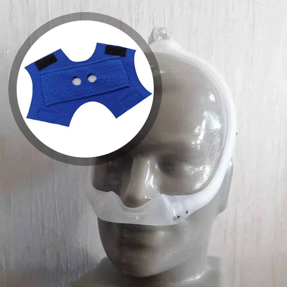 CPAP Nose Pillow Headband Full Cotton Cloth Cover Sleep Apnea Anti Snoring Ventilator Respirator Accessory Breathable Universal