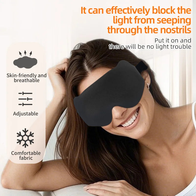 3D Adjustable Light-Blocking Sleep Mask