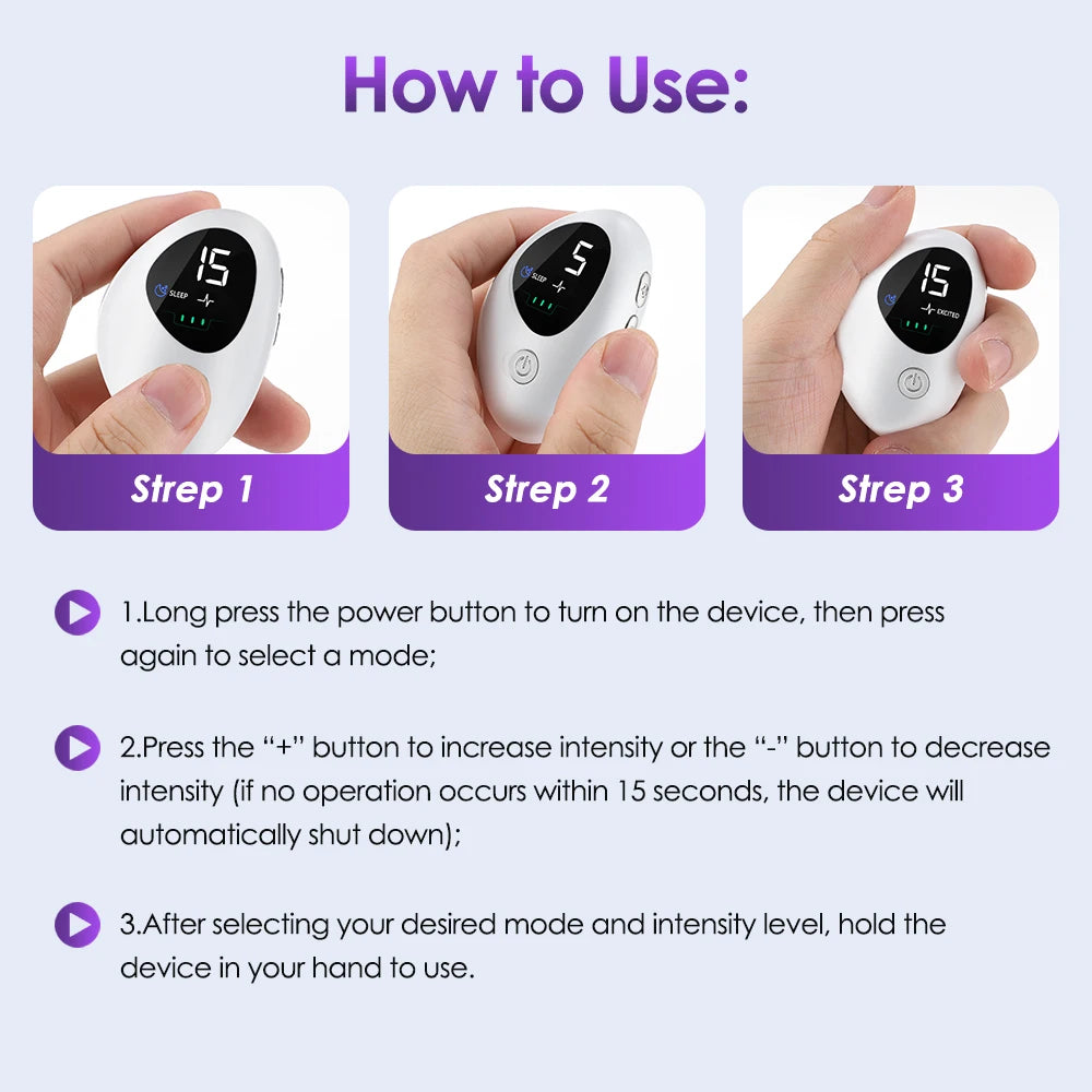 Rechargeable Handheld Pulse Relaxation Device