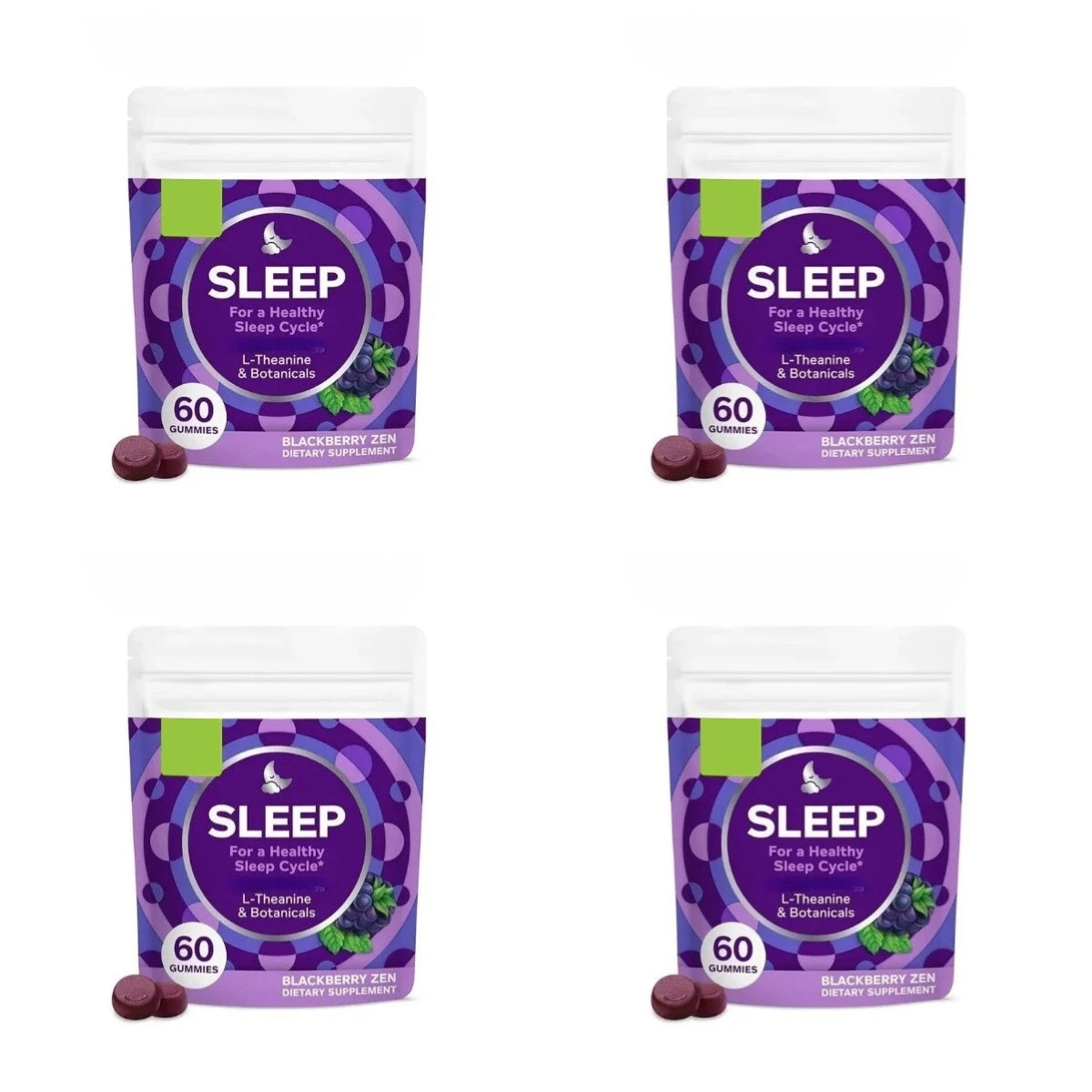 L-Theanine Botanical Sleep Gummies - 60 Count