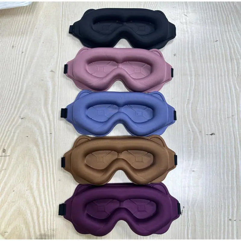 3D Sleep Mask | 100% Blackout | Weighted Memory Foam | Eyelash Friendly
