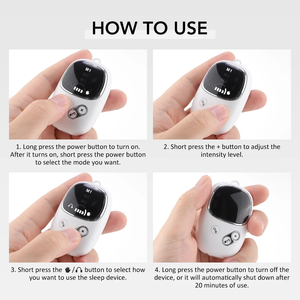 Ear-Clip & Handheld Pulse Relaxation Device