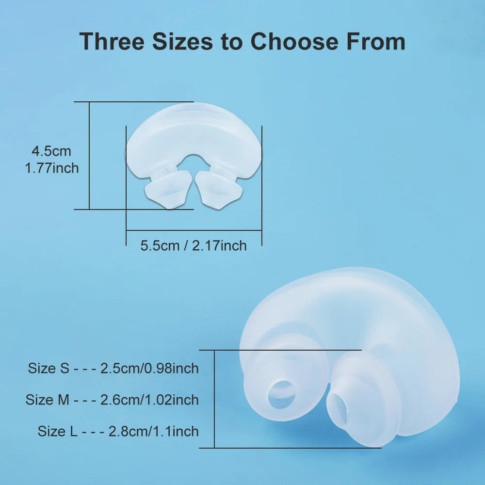 Nasal Pillow CPAP Mask Includes Frame,Headgear & Nasal Pillow Cushions (Small, Medium, Large) Lightweight For Cpap&Bipap Machine