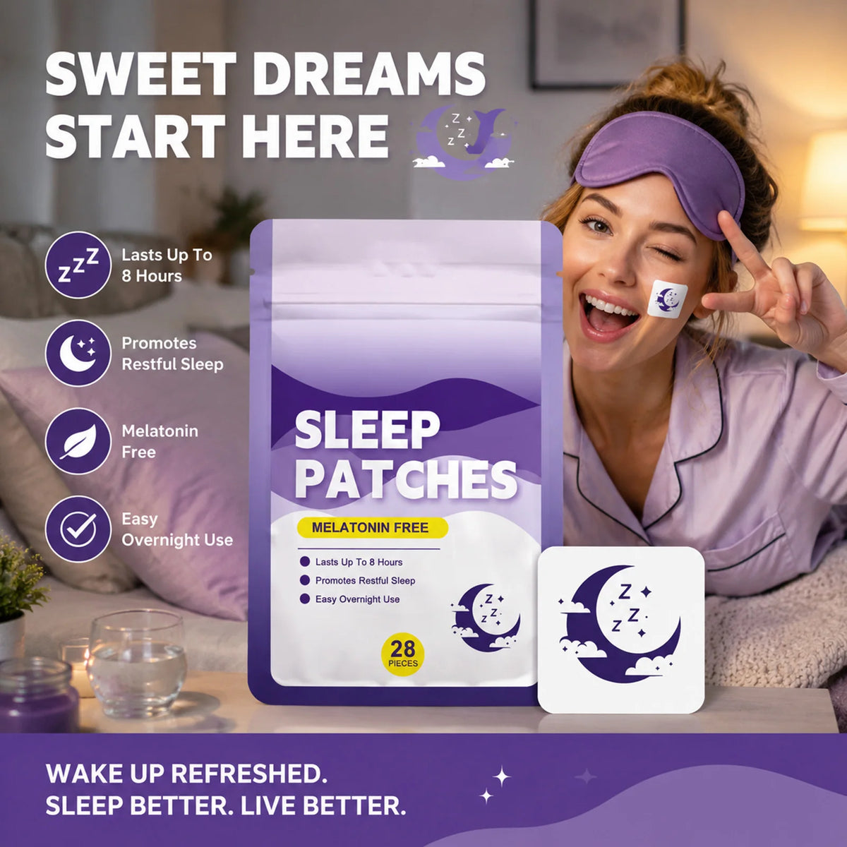 Overnight Rest Support Patches