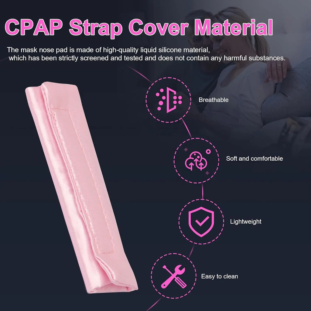 CPAP Headgear Strap Covers | Reusable Mask Pads | Prevents Skin Marks