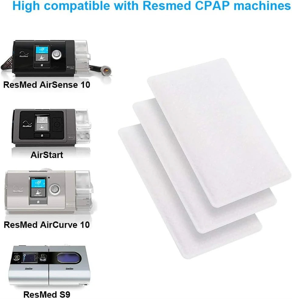 CPAP Filters | ResMed AirSense 10, AirCurve 10 & S9 | 50–100 Pack