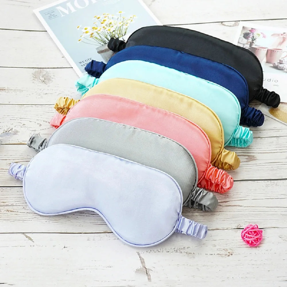 Smooth Silk Sleep Mask with Adjustable Strap