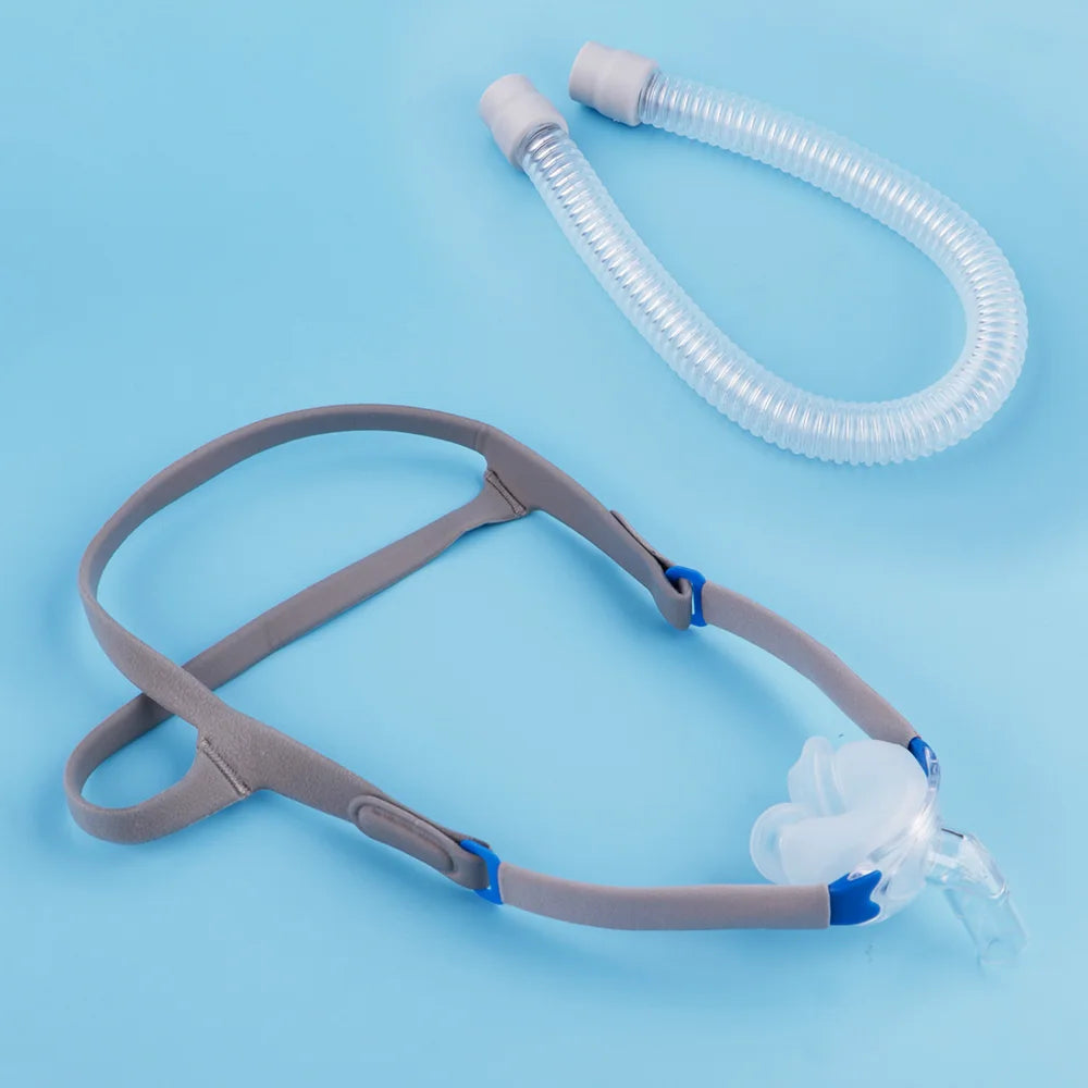 Nasal Pillow CPAP Mask Includes Frame,Headgear & Nasal Pillow Cushions (Small, Medium, Large) Lightweight For Cpap&Bipap Machine