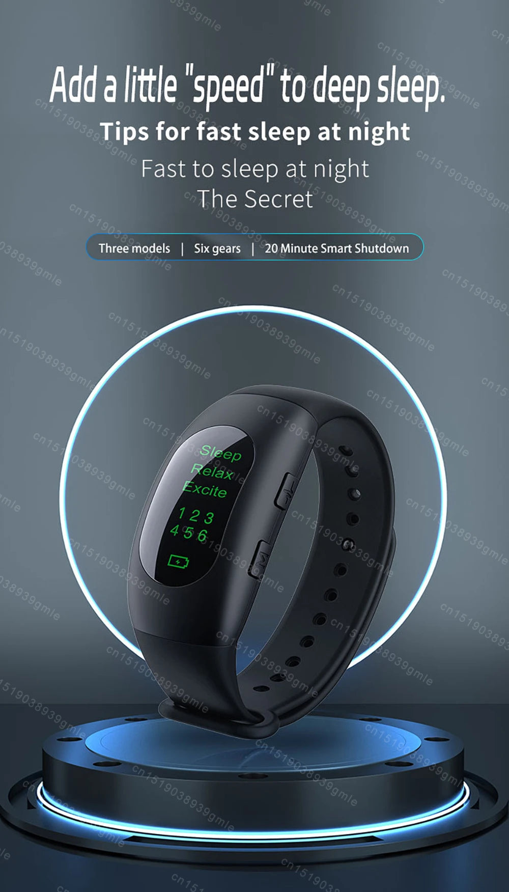 Wrist-Worn Microcurrent Relaxation Device