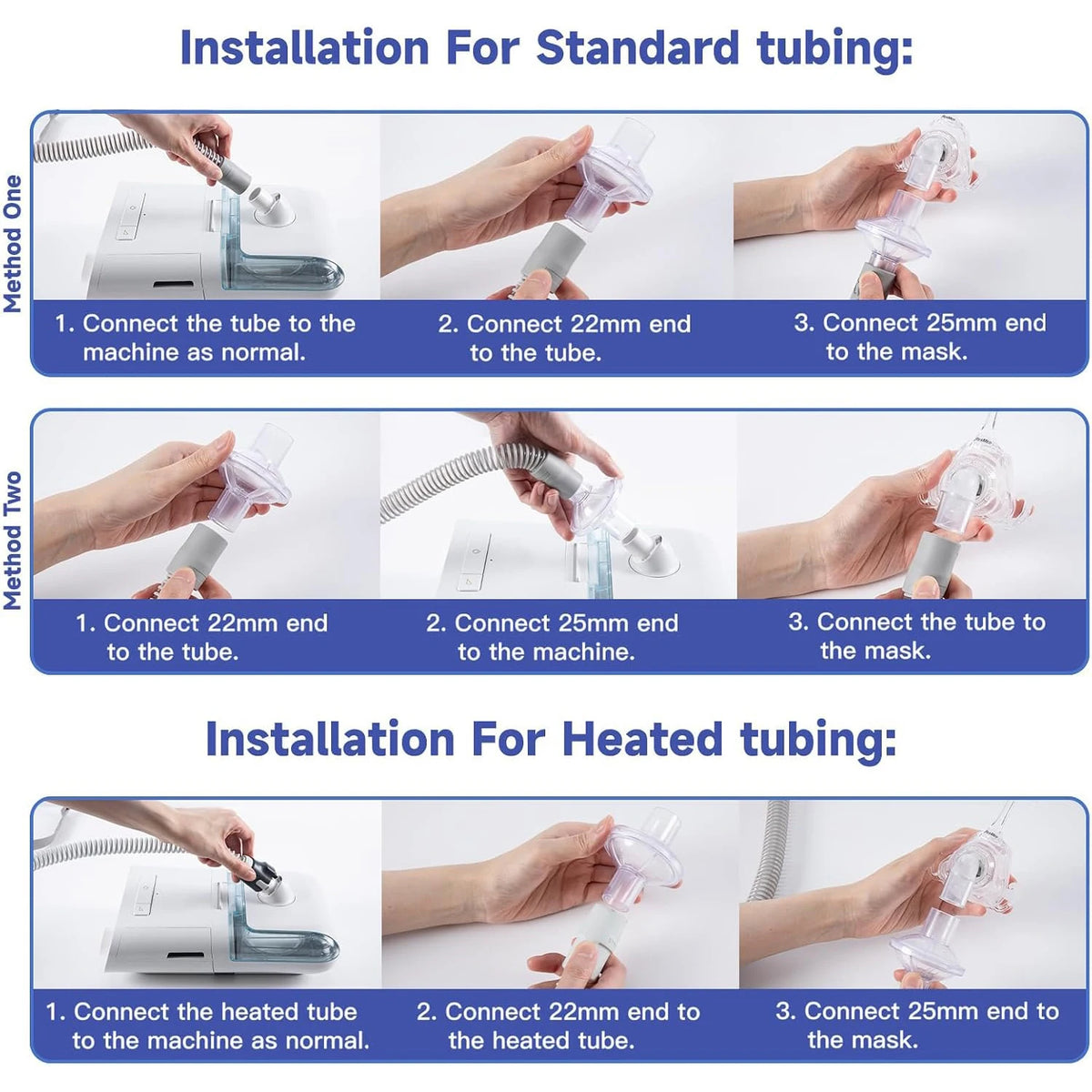 1-10Pcs CPAP Inline Filter for Most Standard CPAP and BiPAP Machines