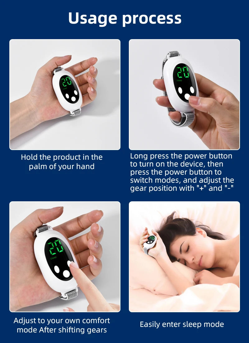 20-Level Handheld Pulse Relaxation Device with Display