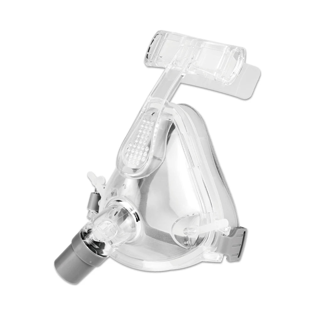 CPAP Full Face Mask Auto CPAP BiPAP With Headgear Headband Use for Cushion Travel Sleep Aid Anti Apnea Snoring Medical Air Breat
