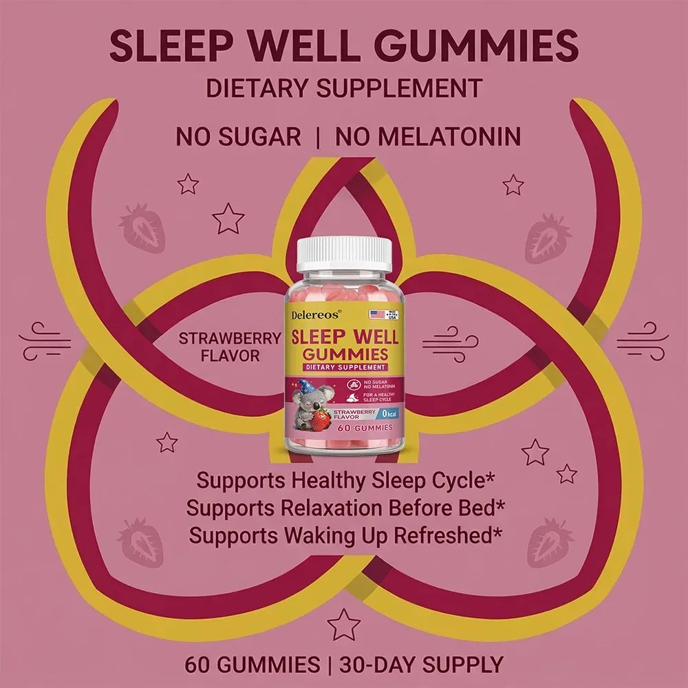 Vegan Sleep Support Gummies - 60 Count
