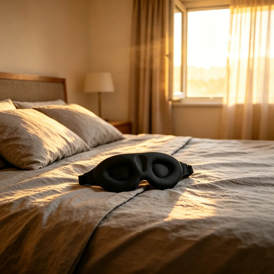3D Contour Blackout Sleep Mask for Travel
