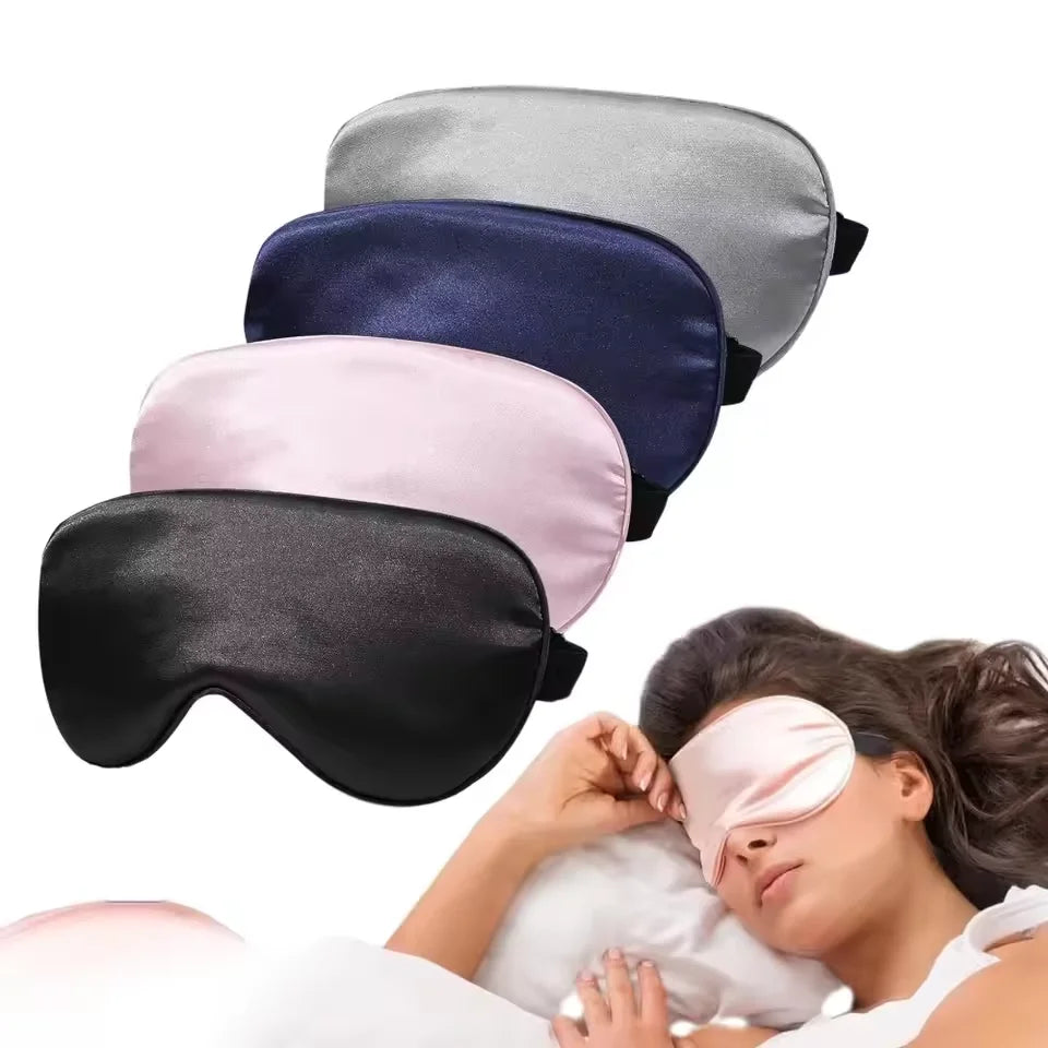 Smooth Silk Sleep Mask with Adjustable Strap