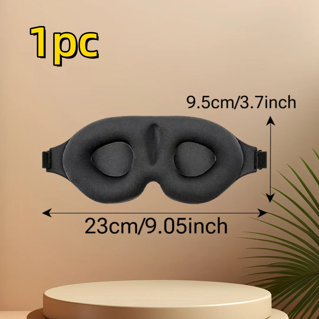 3D Contour Blackout Sleep Mask for Travel