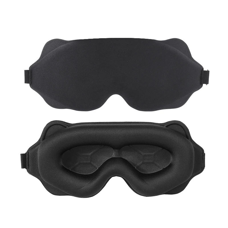 3D Sleep Mask | 100% Blackout | Weighted Memory Foam | Eyelash Friendly