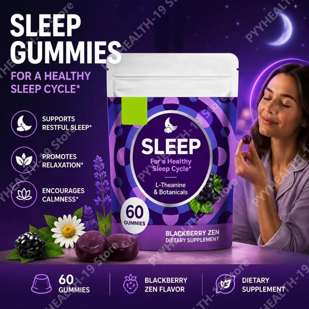 L-Theanine Botanical Sleep Gummies - 60 Count