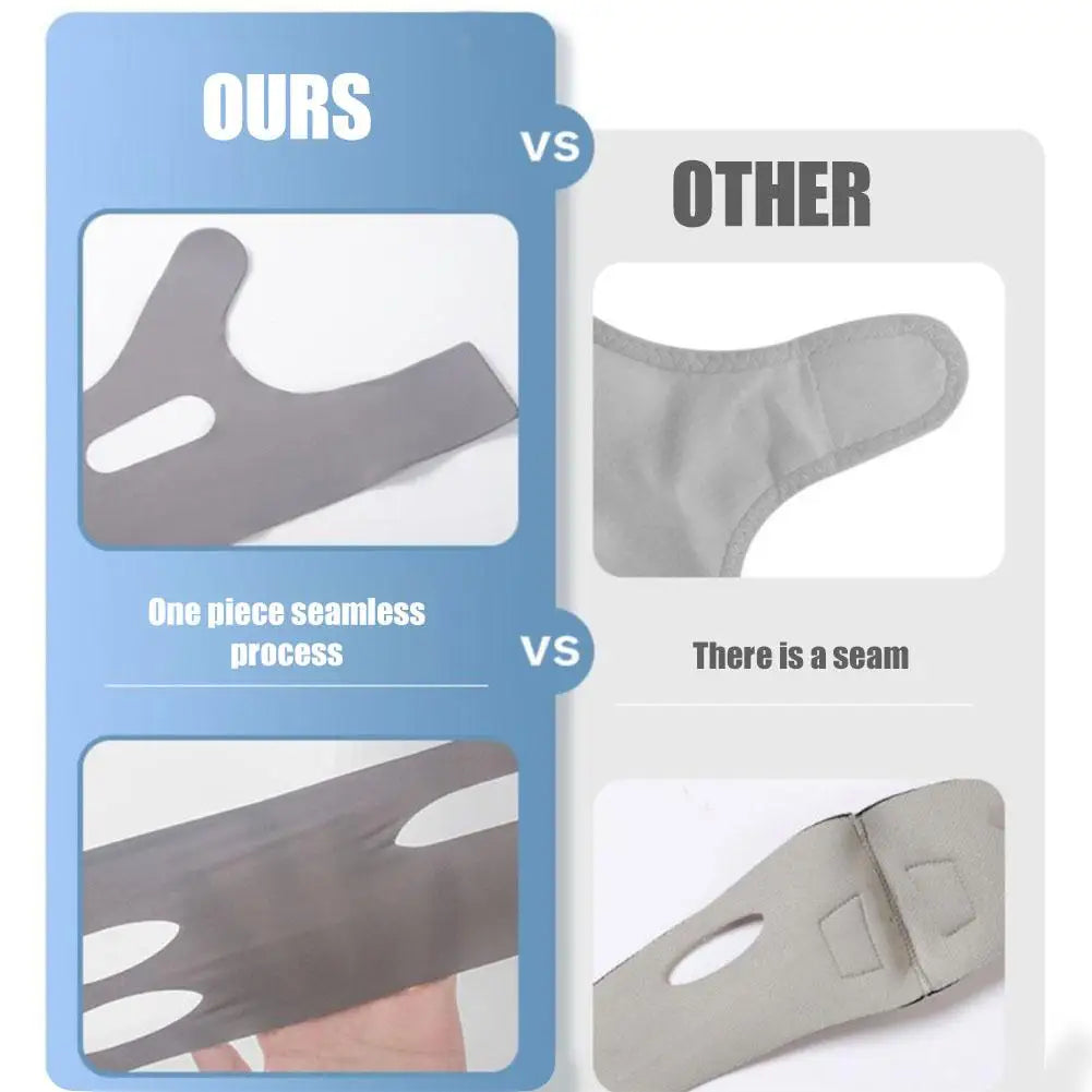 Sleep Eye Mask with Adjustable Chin Support Strap