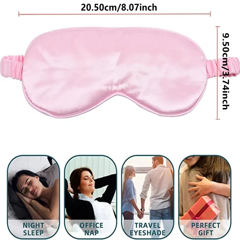 Smooth Silk Sleep Mask with Adjustable Strap