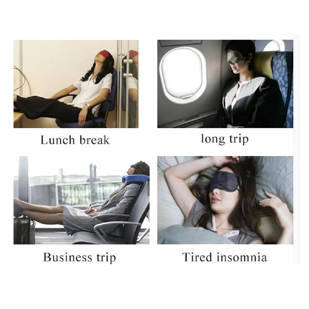 Smooth Silk Sleep Mask with Adjustable Strap