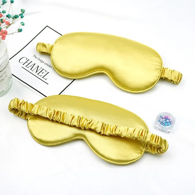 Smooth Silk Sleep Mask with Adjustable Strap