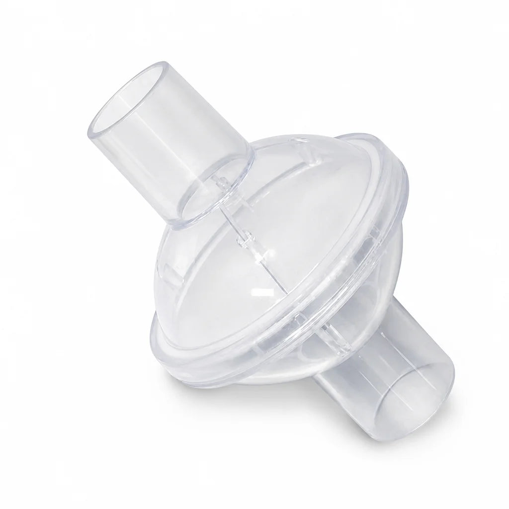 CPAP Breathing Filter Bacterial Viral Protection 22mm 25mm Universal Connector for Ventilator Anesthesia/Expectoration Machine