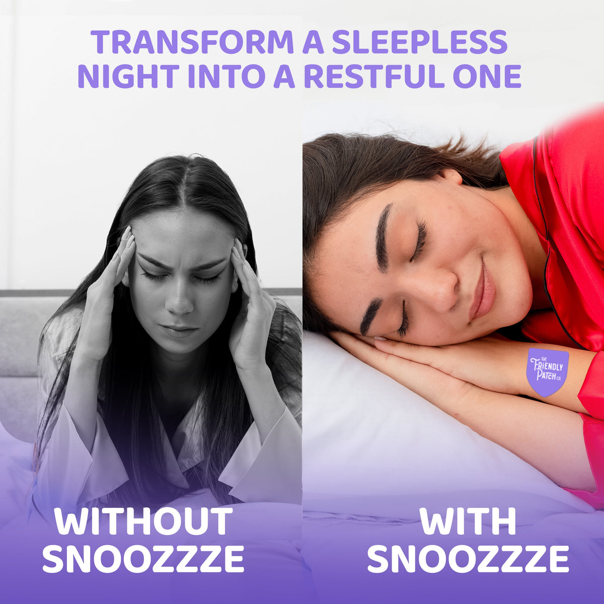 Snooze Melatonin Sleep Patches - 28 Pack